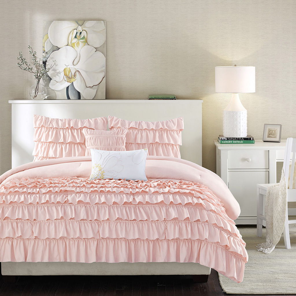 Waterfall - Comforter Set - Blush