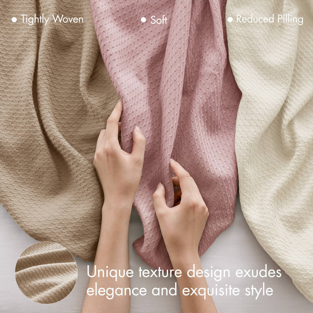 Egyptian Cotton - King Blanket - Khaki