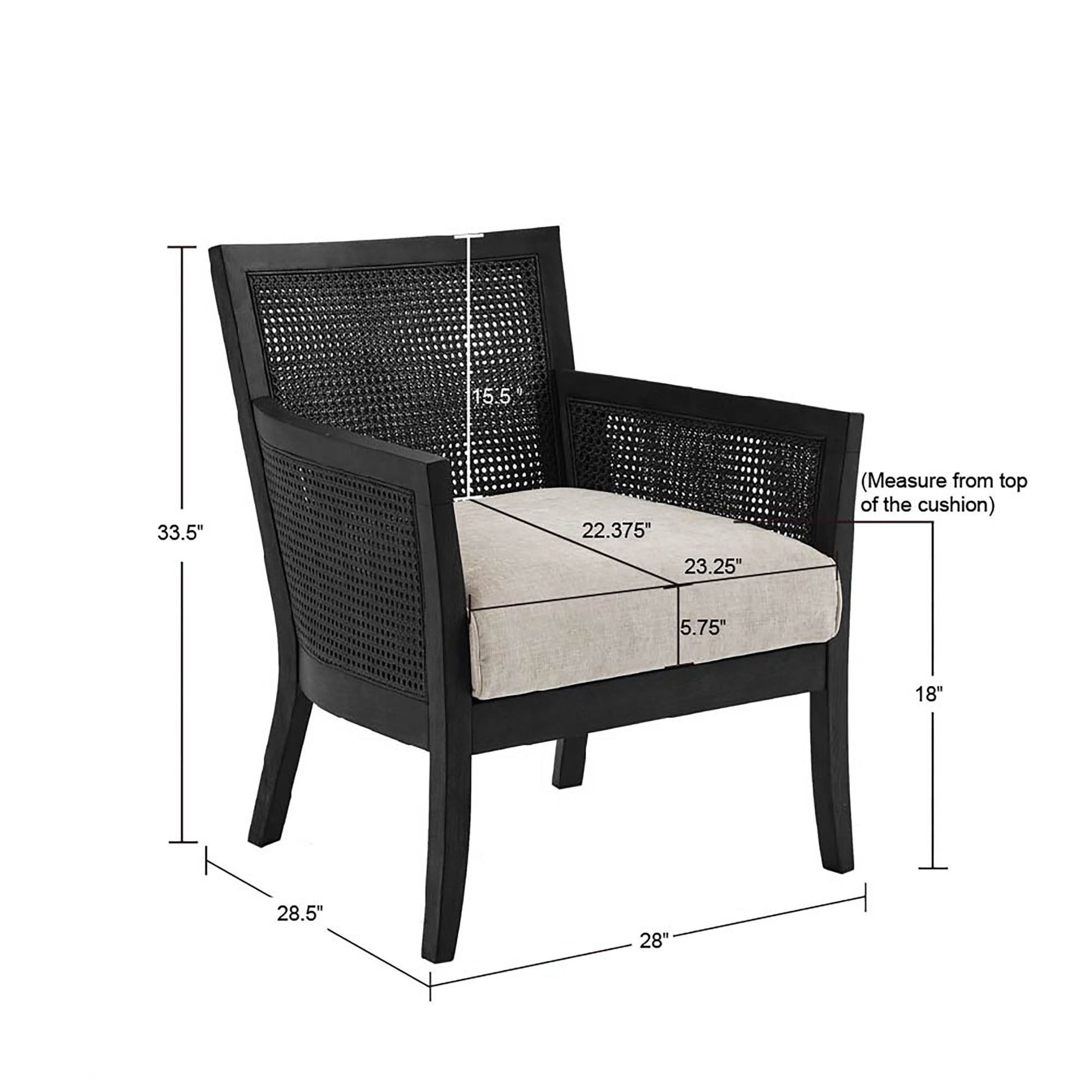 Diedra - Accent Chair - Black