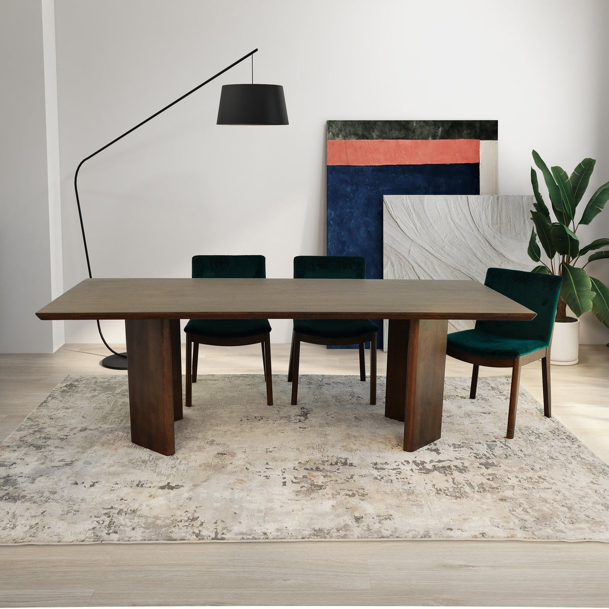 Paloma - Dining Table And 4 Side Chairs - Oak