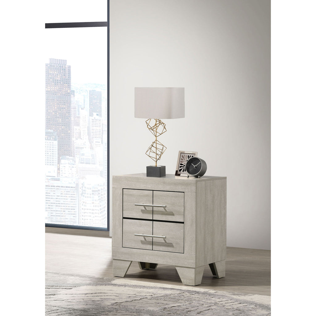 Strout - 2 Drawer Nightstand - Cream