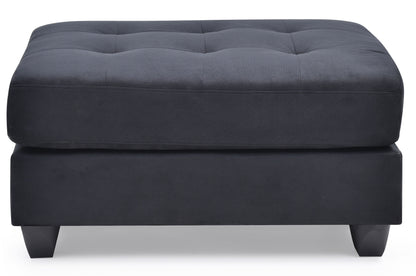 Malone - Ottoman - Black