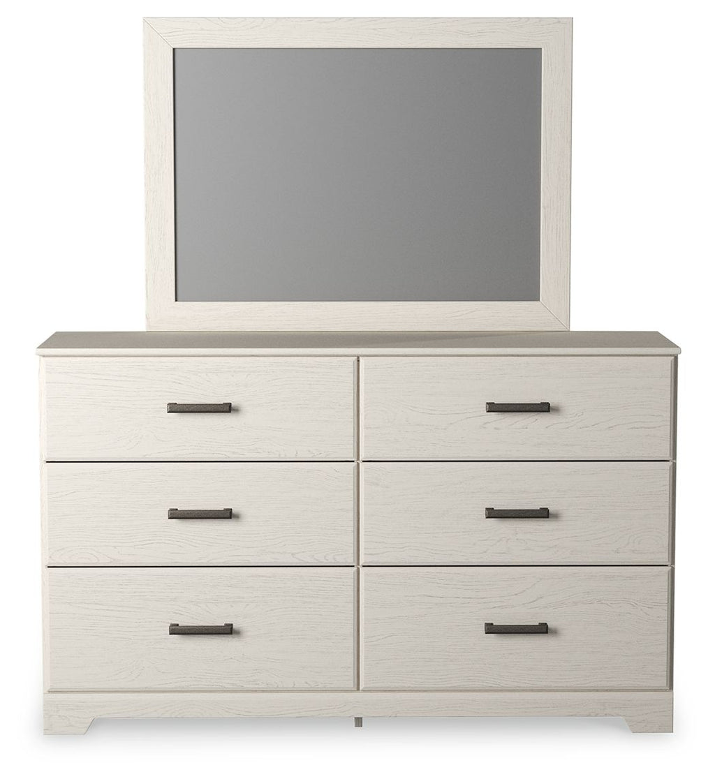 Stelsie - Dresser, Mirror - White