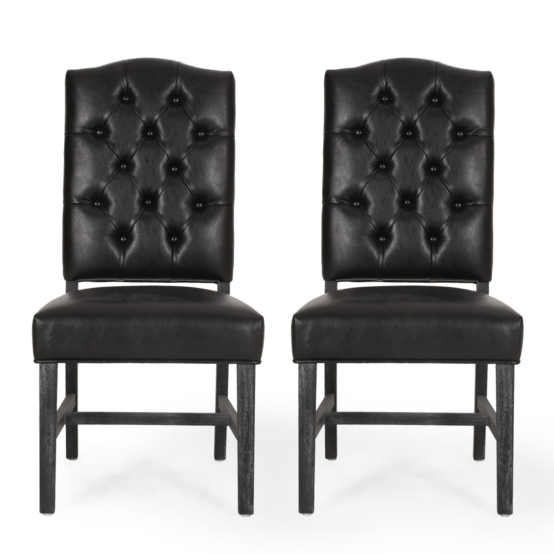 Elegant Dining Chair With Button Tufted Design
