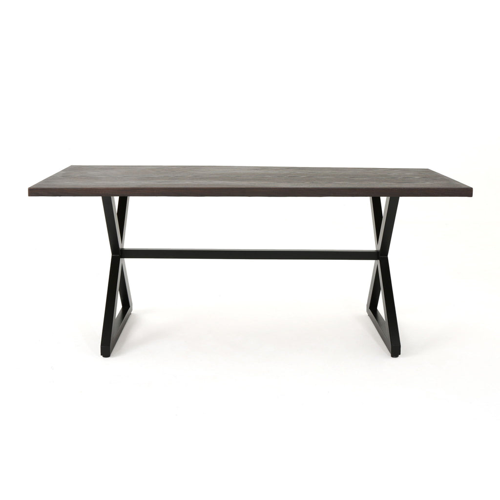 Rolando - Outdoor Aluminum Dining Table With Steel Frame