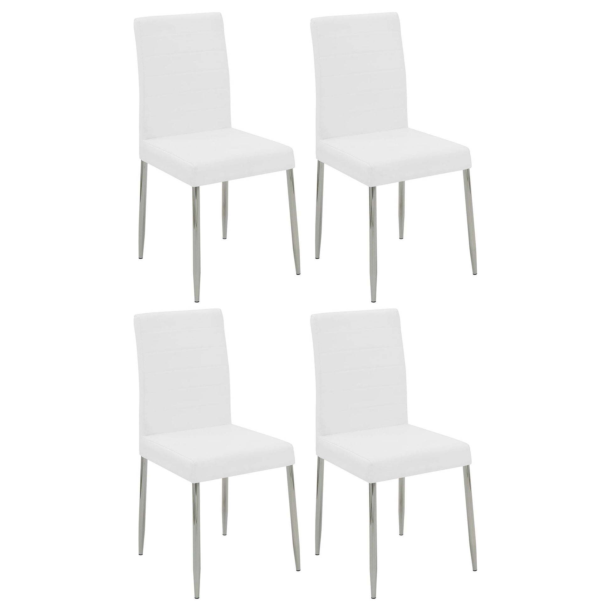 Houseman - Upholstered Dining Side Chair (Set of 4) - White