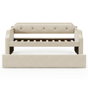 Upholstered Daybed With Trundle