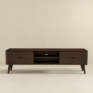 Adrian - TV Stand - Walnut Brown