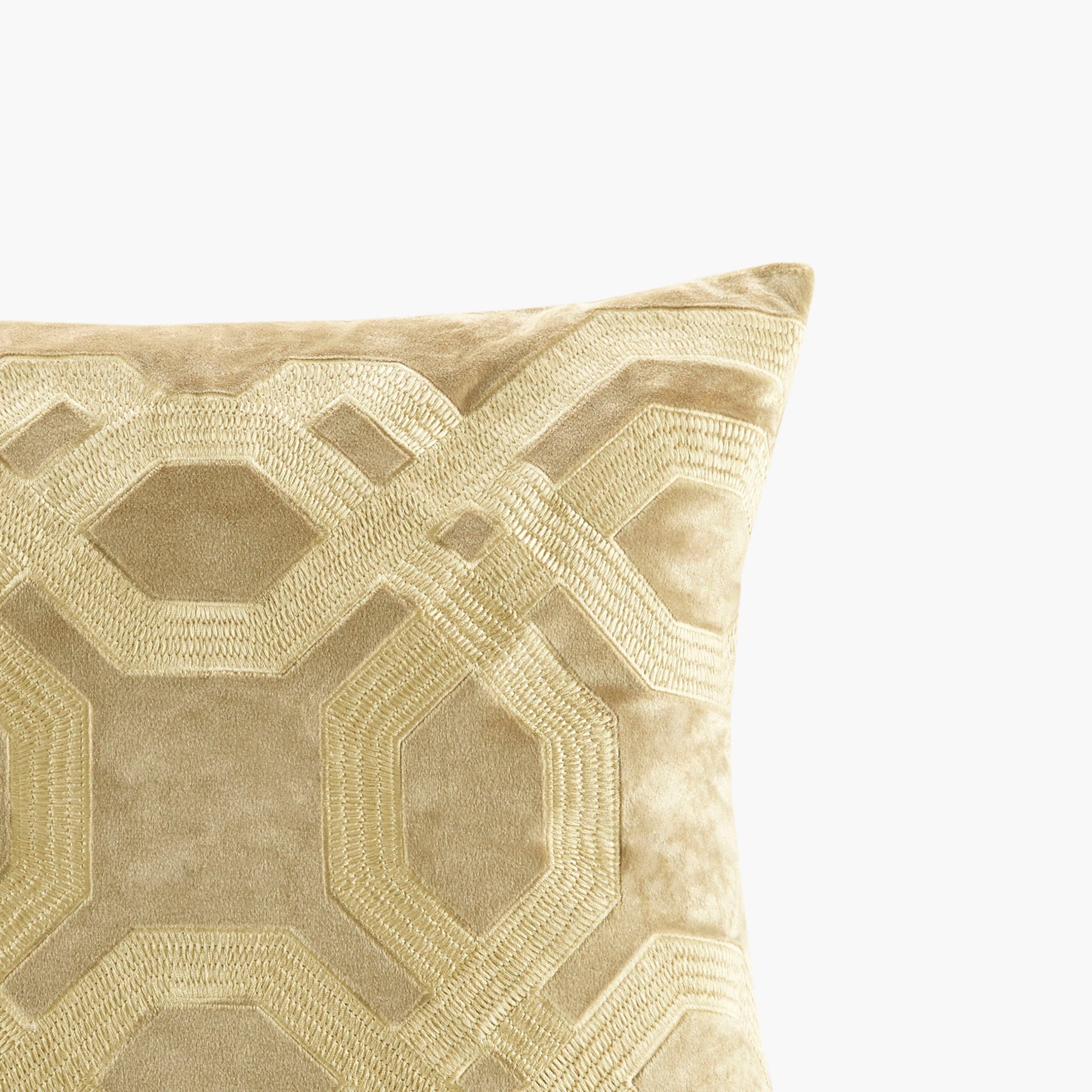 Biron - Square Decor Pillow - Gold
