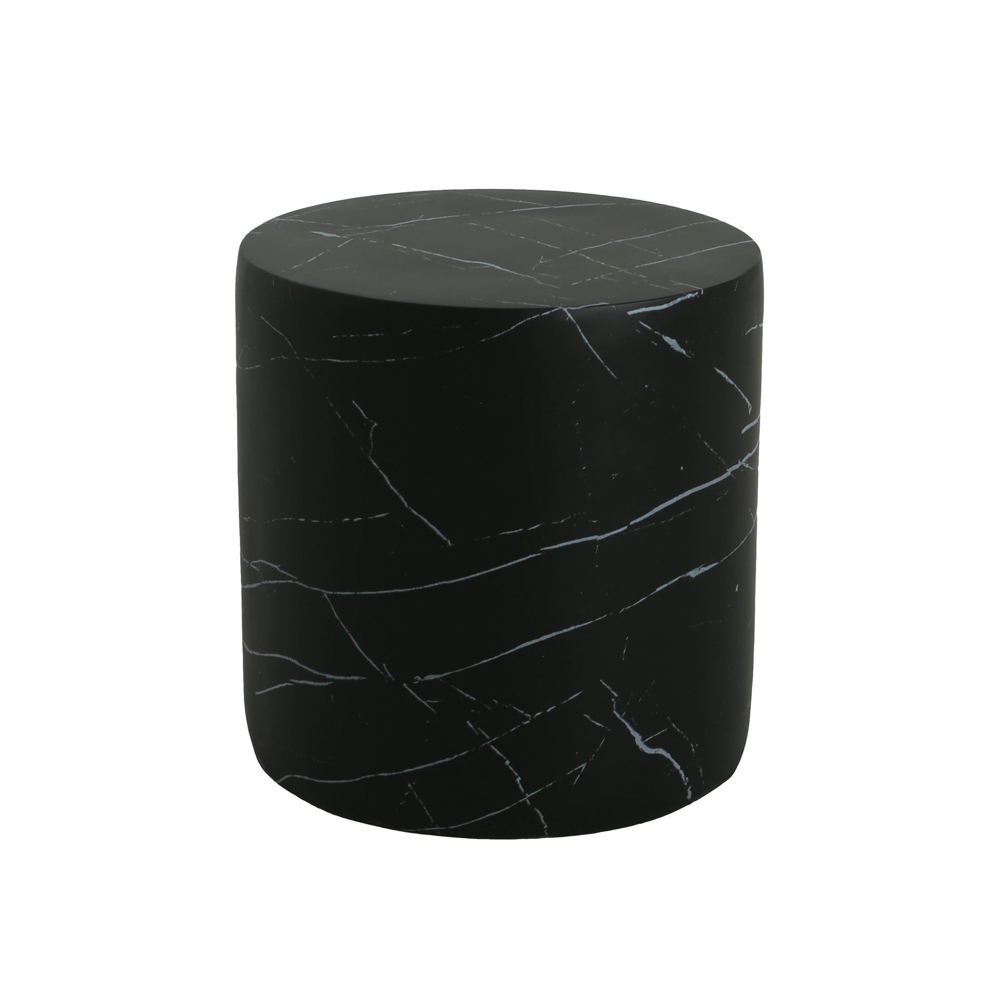 Cylindrical Design, Outdoor Lightweight Concrete Side Table