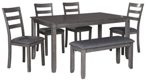 Bridson - RECT DRM Table Set (Set of 6) - Gray
