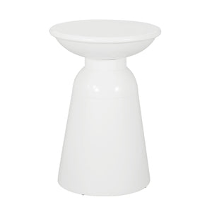 Outdoor Modern Metal End Large Table