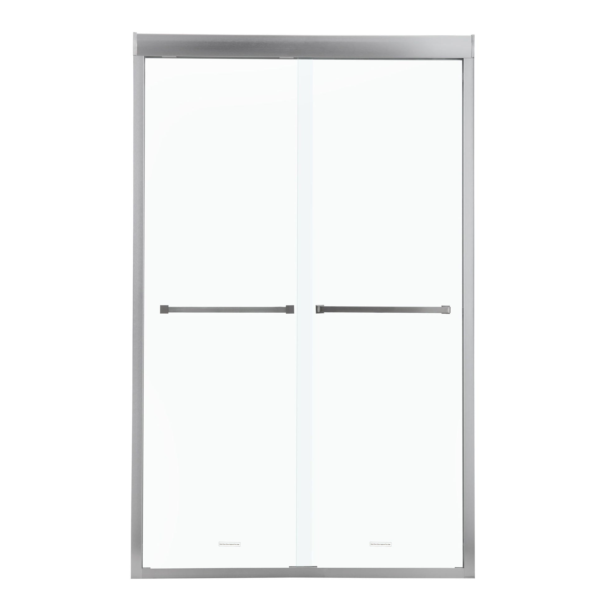Modern Double Sliding Shower Enclosure, Tempered Glass