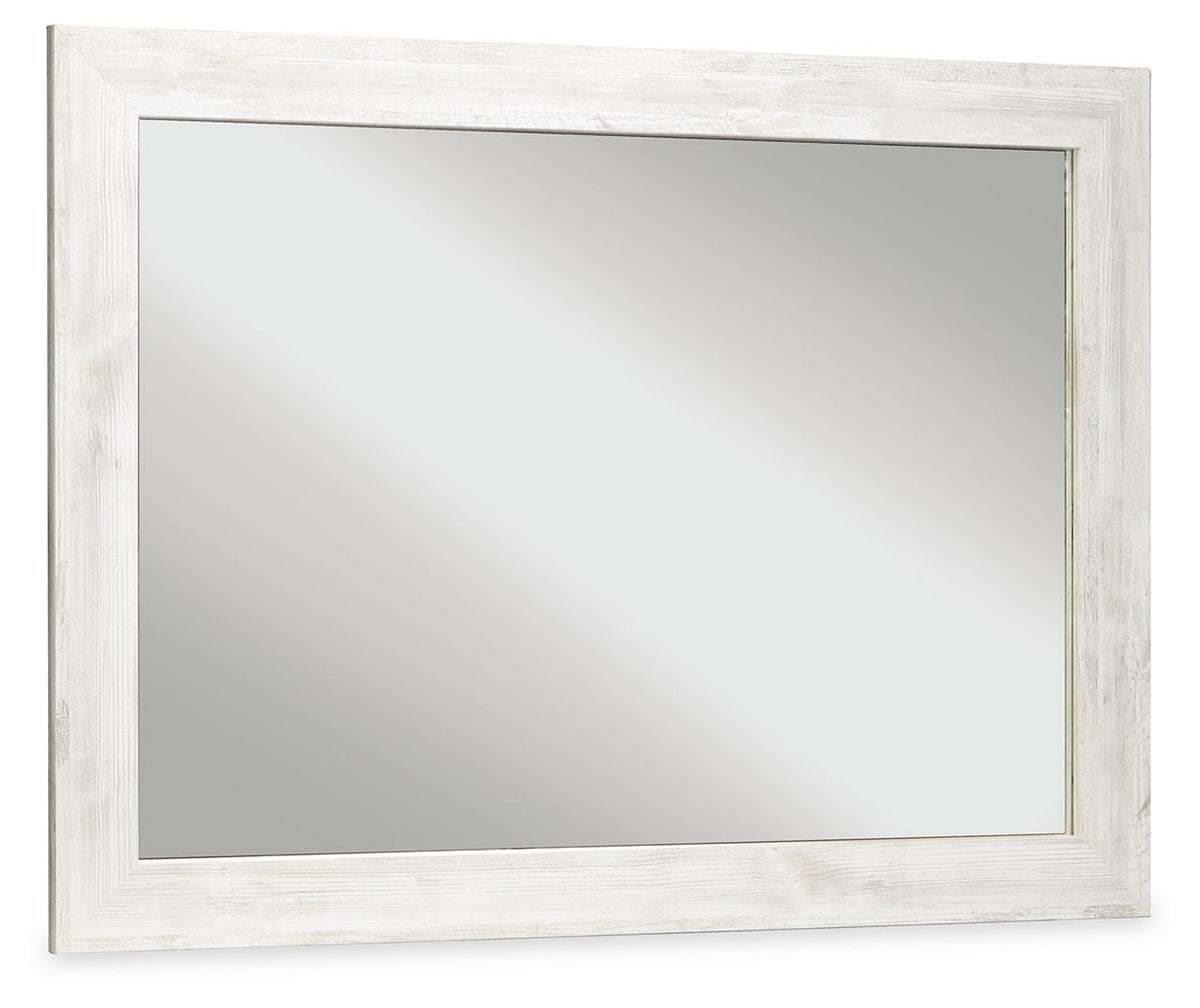 Paxberry - Bedroom Accent Mirror - Whitewash