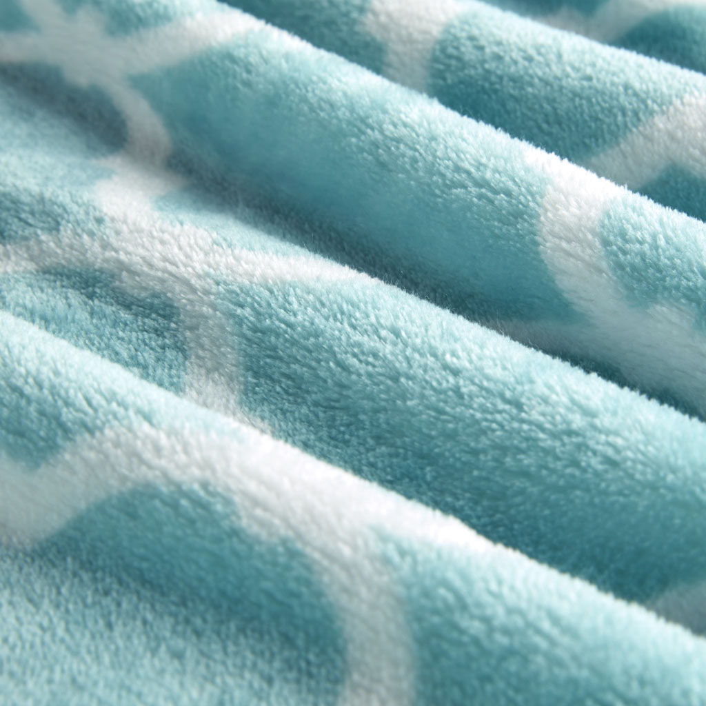 Ogee - Oversized Throw - Aqua
