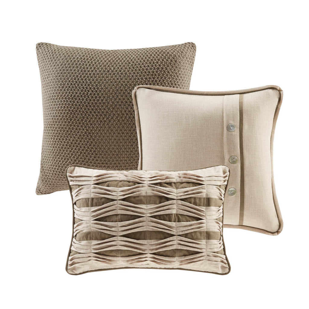 Chateau - King Comforter Set - Linen