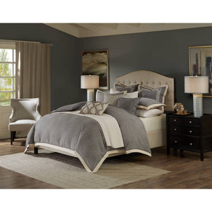 Queen Comforter Set - Gray
