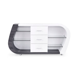 Anne - Buffet - White / Gray