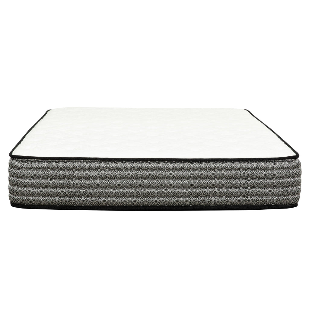 Premium 12" Queen Size Hybrid Mattress In A Box Soft Gel Memory Foam Top With Cooling Technology - Gray / White