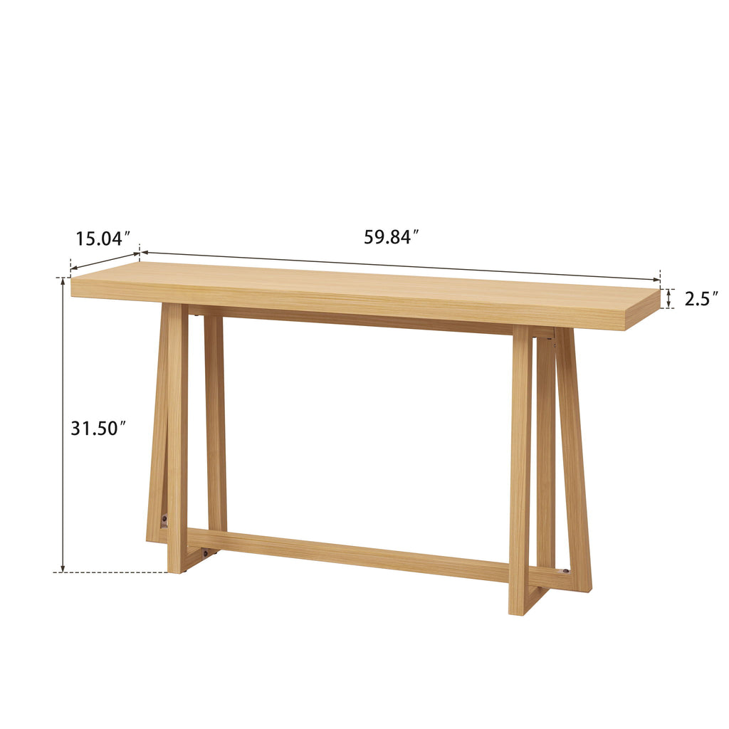 Console Table, Stylish Rectangular Entryway Table
