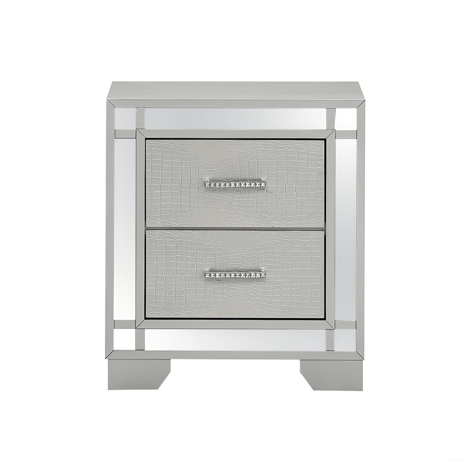 Madison - Nightstand - Silver Champagne