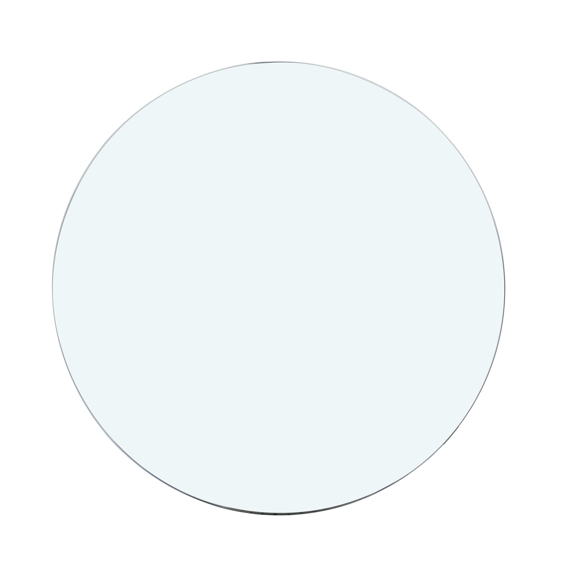 Round Tempered Glass Table Top