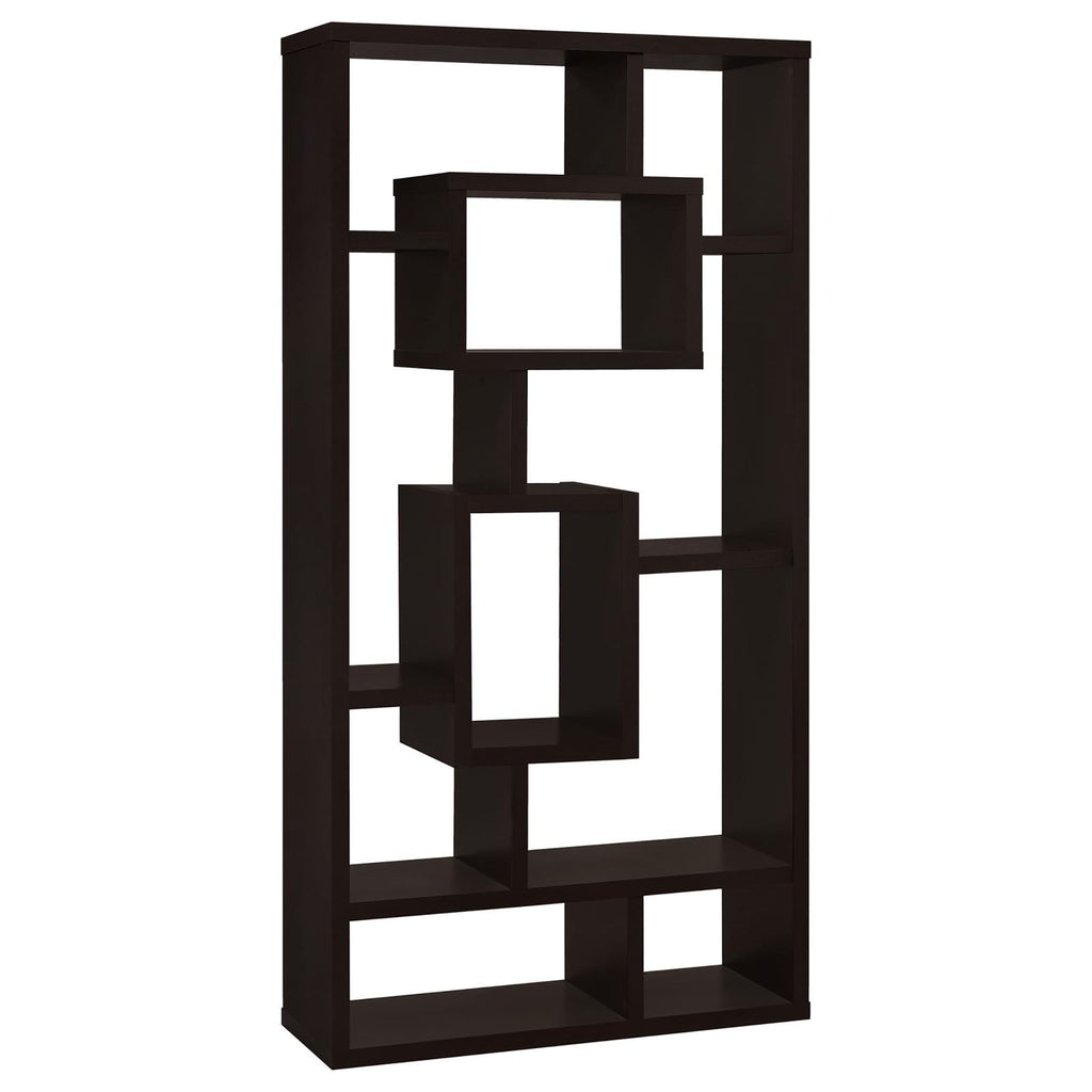 10 Shelf Open Back Bookcase