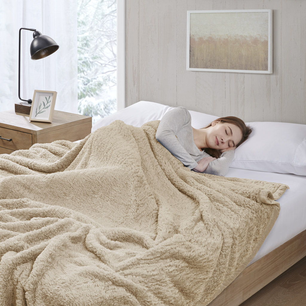 Burlington - King Berber Blanket - Tan