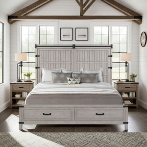 Alexandria - Storage Wood Bed