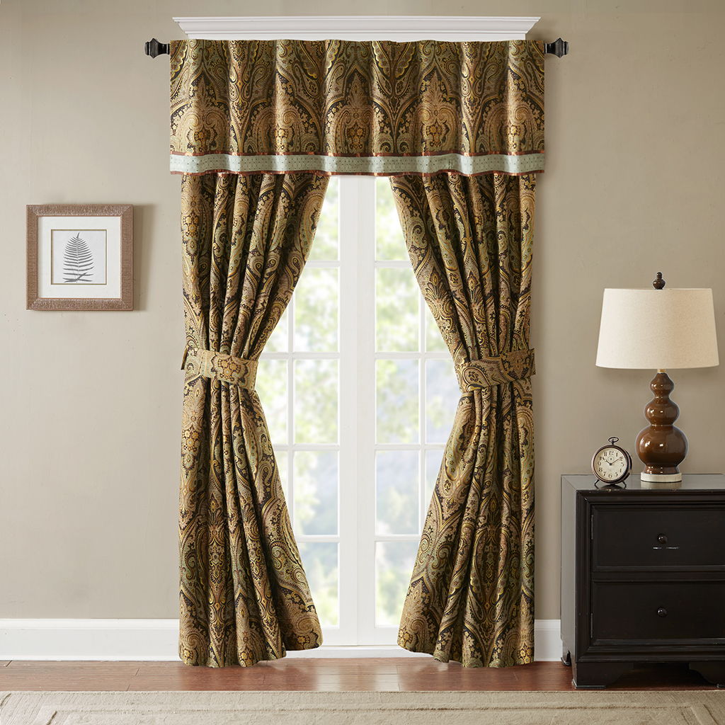 Canovia Springs - Window Valance - Brown
