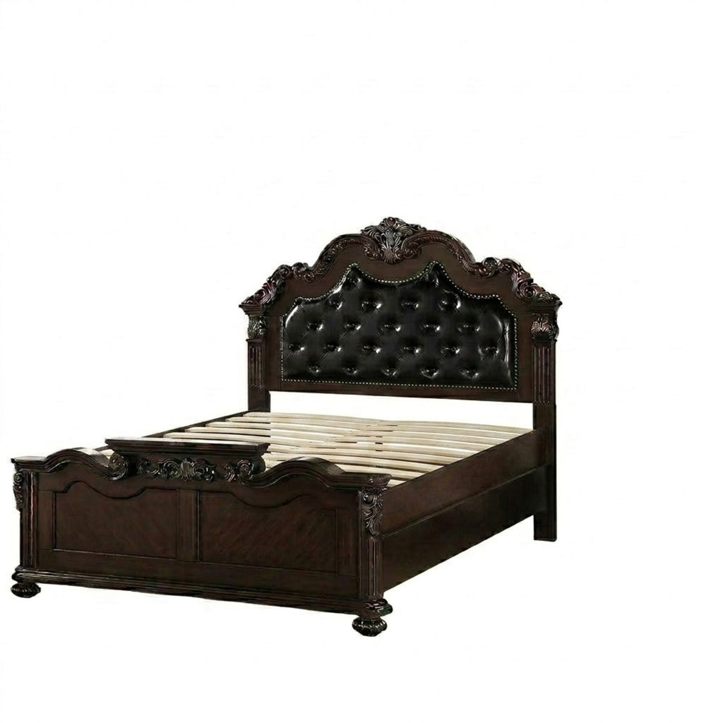 3 Piece Bedroom Set With Tufted Headboard And 2 Nightstands