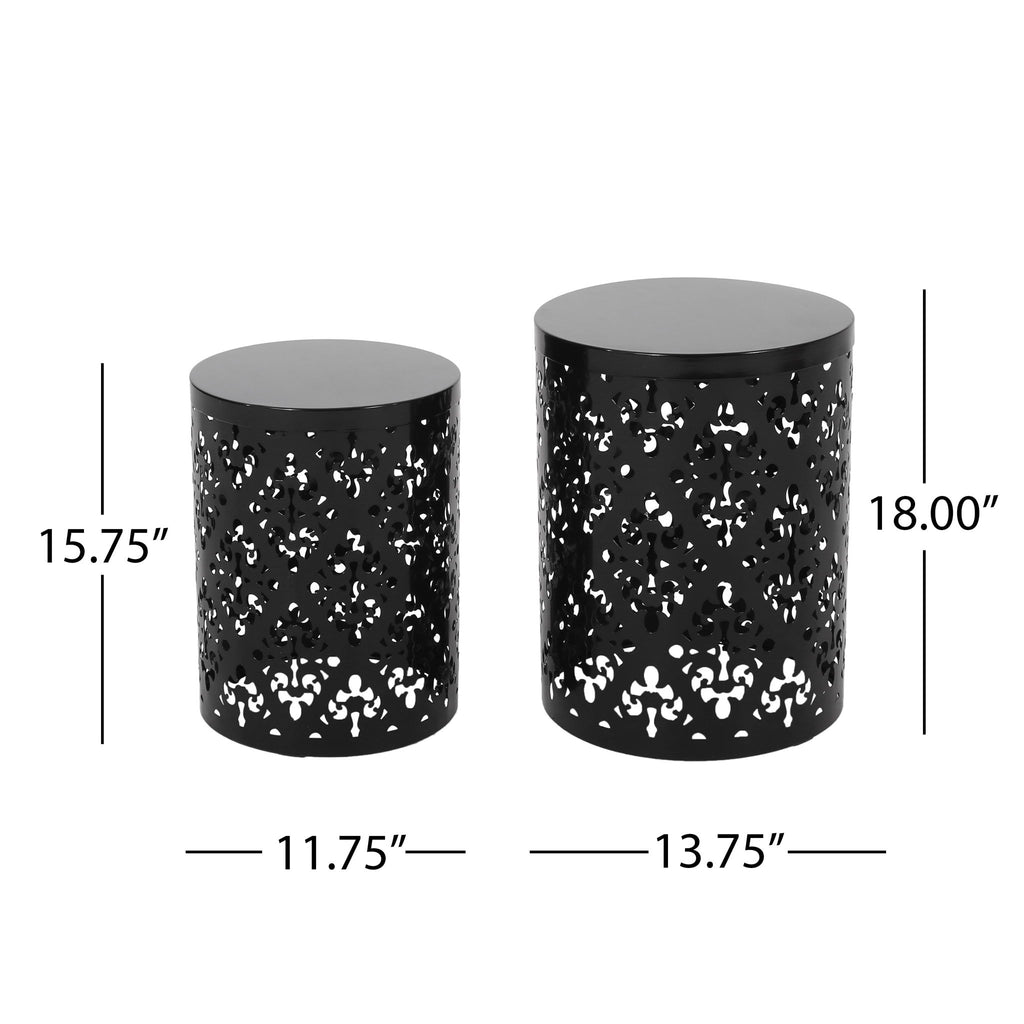Outdoor Metal Modern Design End Table