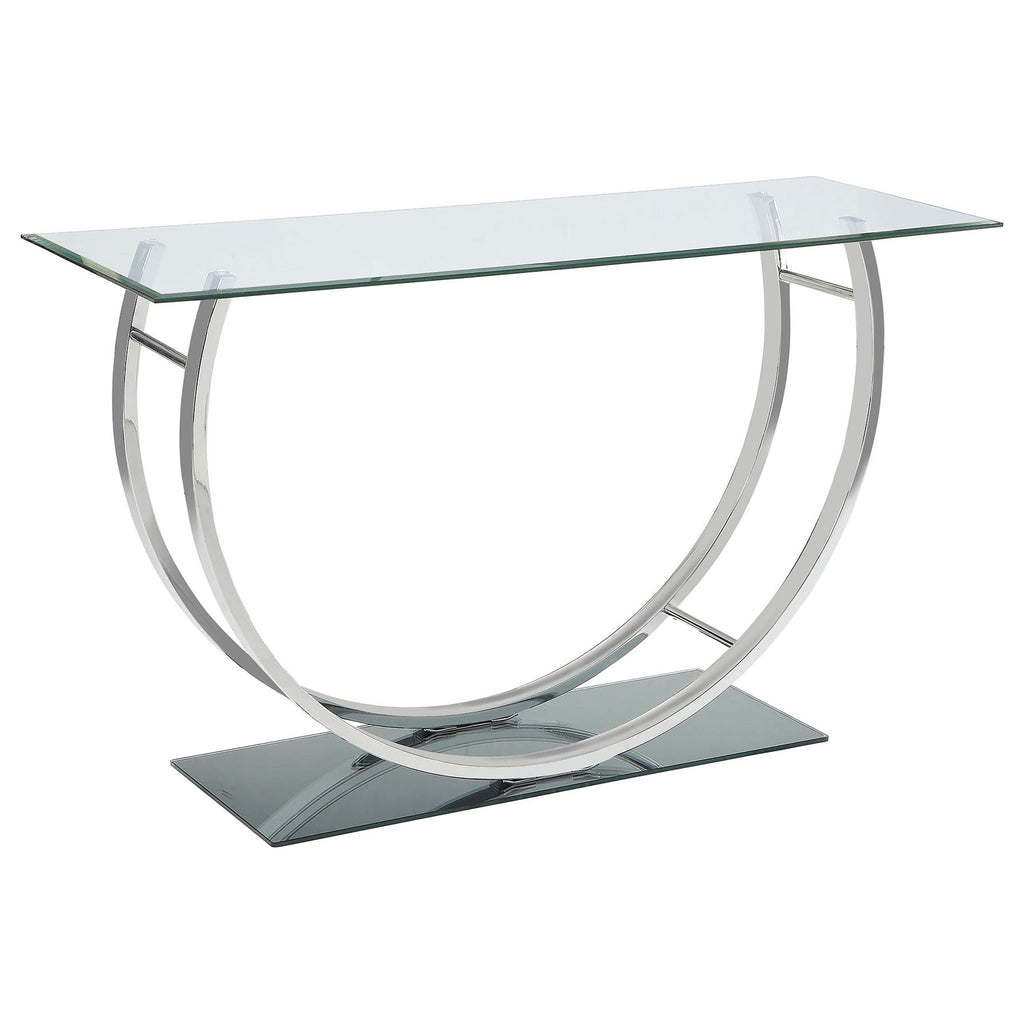 Garrett - Console Table - Chrome