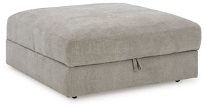 Aslan Court - 5 Pc. - 4-Piece Sofa Pit Sectional, Ottoman - Pebble