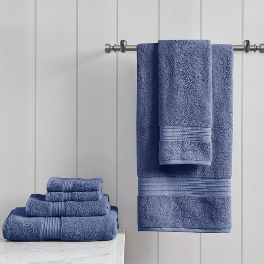 Organic - 6 Piece Towel Set - Navy