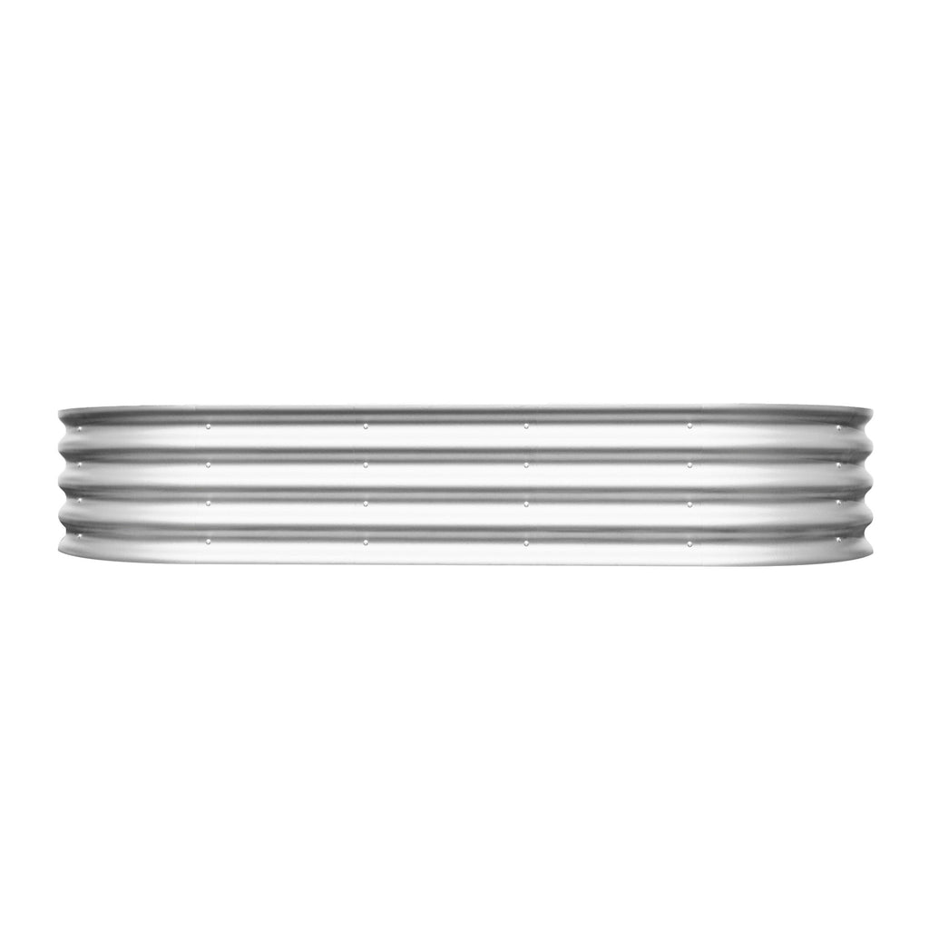 Heavy Duty Galvanized Raised Garden Bed Kit For Vegetables, Flowers & Herbs
