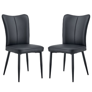 Minimalist Style Minimalist Dining Chairs With Metal Legs
