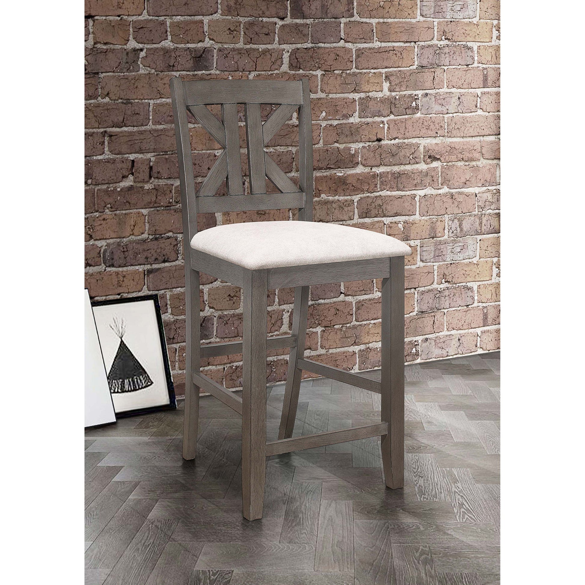 Counter Height Stool (Set of 2) - Gray