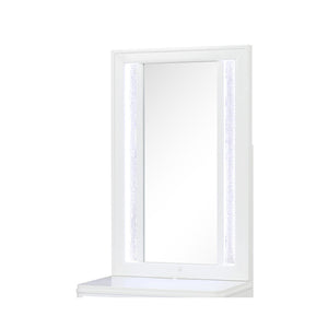 Abigale - Nightstand Top Mirror With LED Lighting (Only Mirror Top) - White