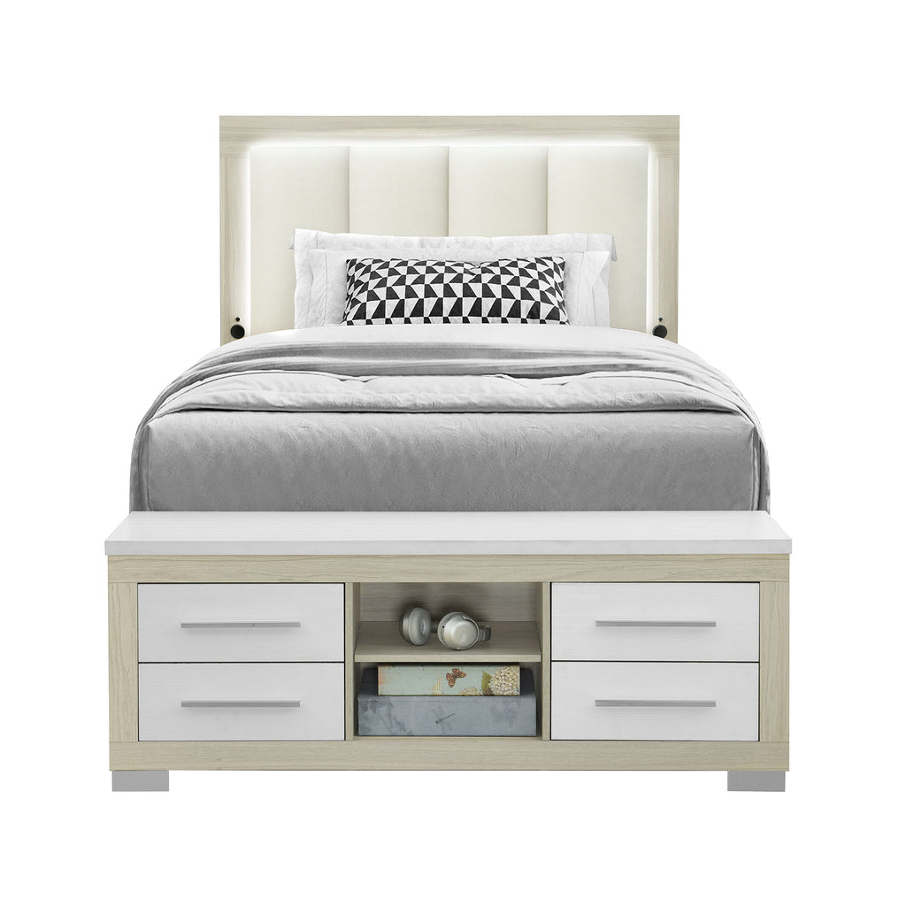 Emilia - 5 Piece Bedroom Set With Panel Headboard