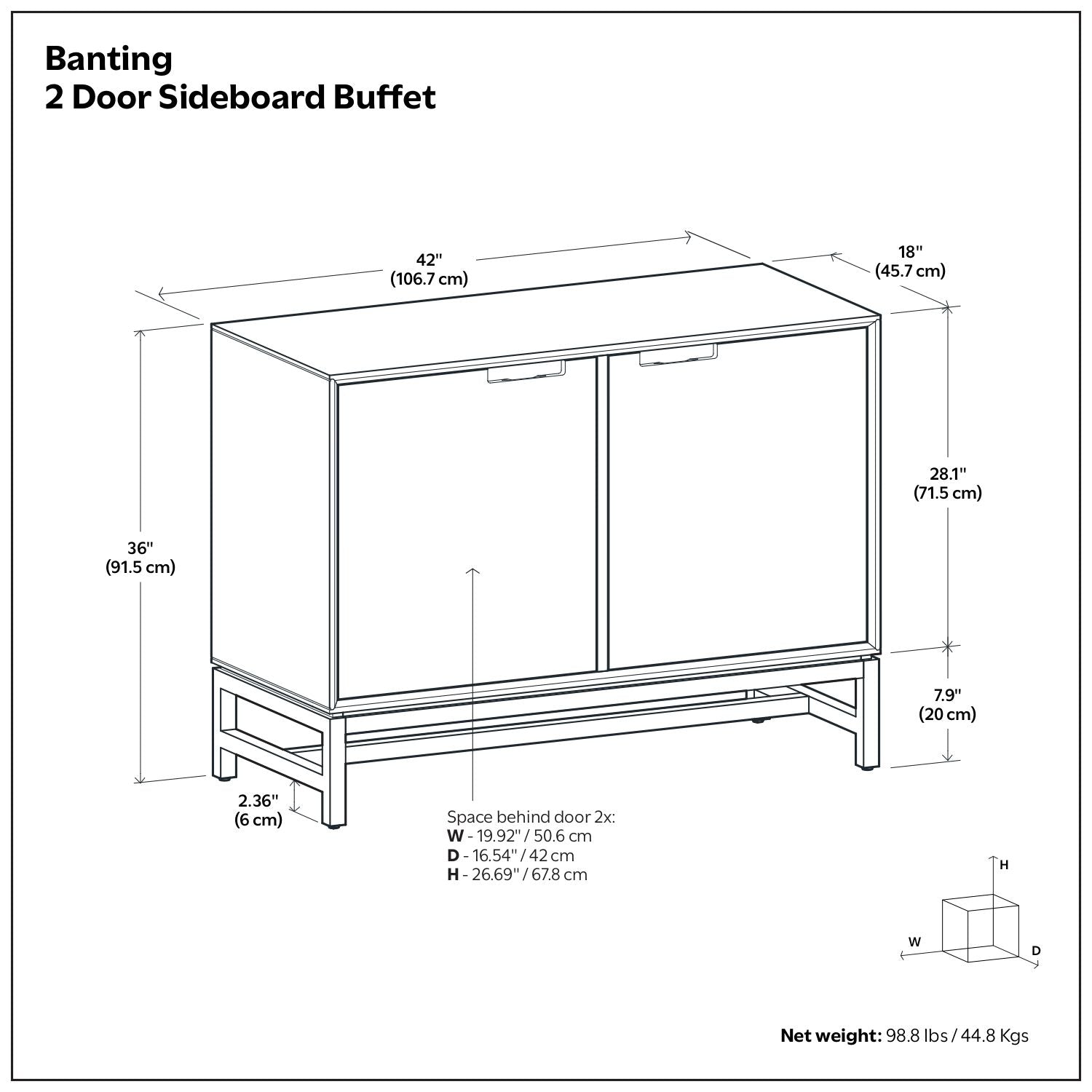 Banting - Door Sideboard Buffet