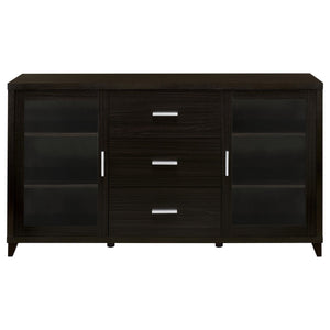 Nyler - 3 Drawer Rectangular TV Console - Cappuccino
