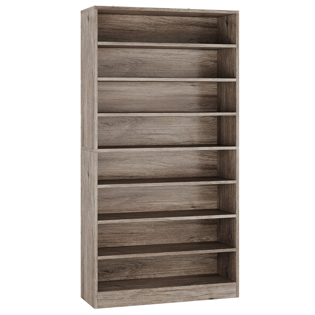 9 Tier Freestanding Shoe Cabinet, With Open Design