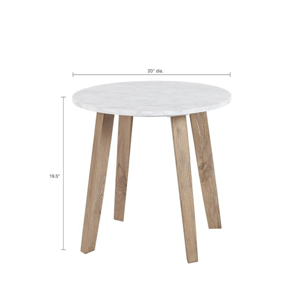 Milo - End Table - White