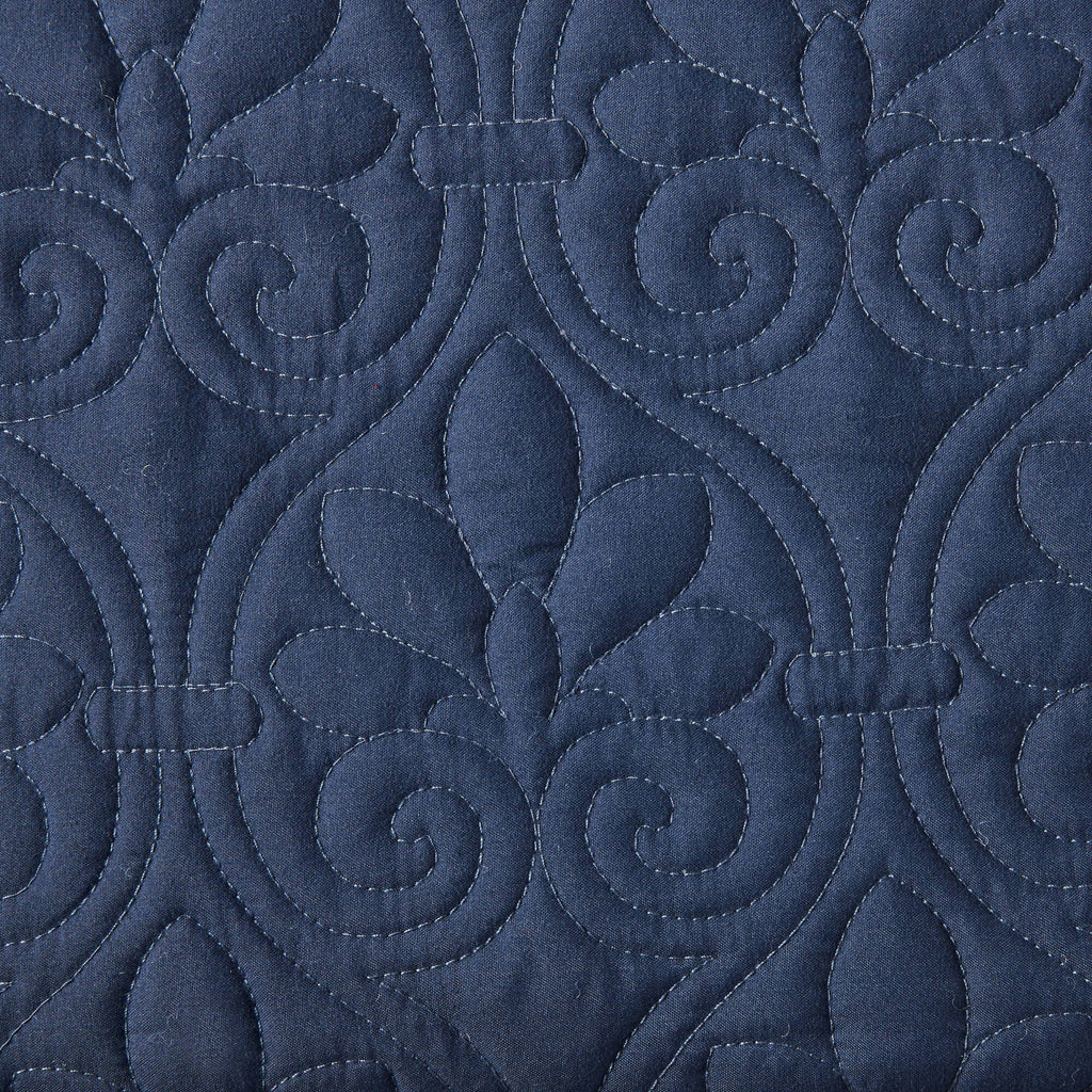 Quebec - King Fitted Bedspread (Set of 3) - Navy