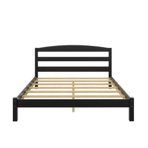 Leighton - Full Size Platform Bed, Low Profile Design - Black