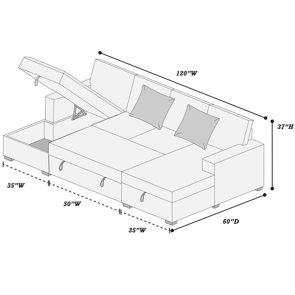 Convertible Sectional With Pull Out Bed