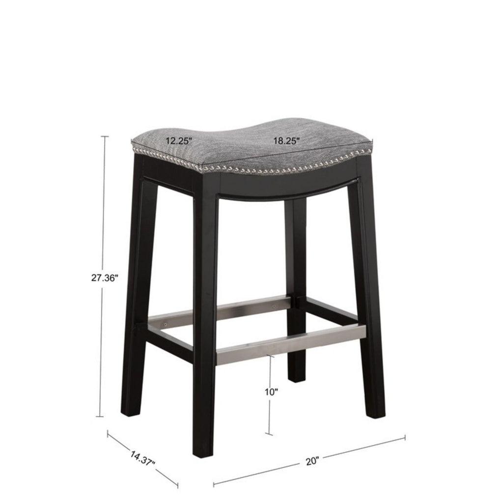 Saddle Counter Stool With High Density Foam