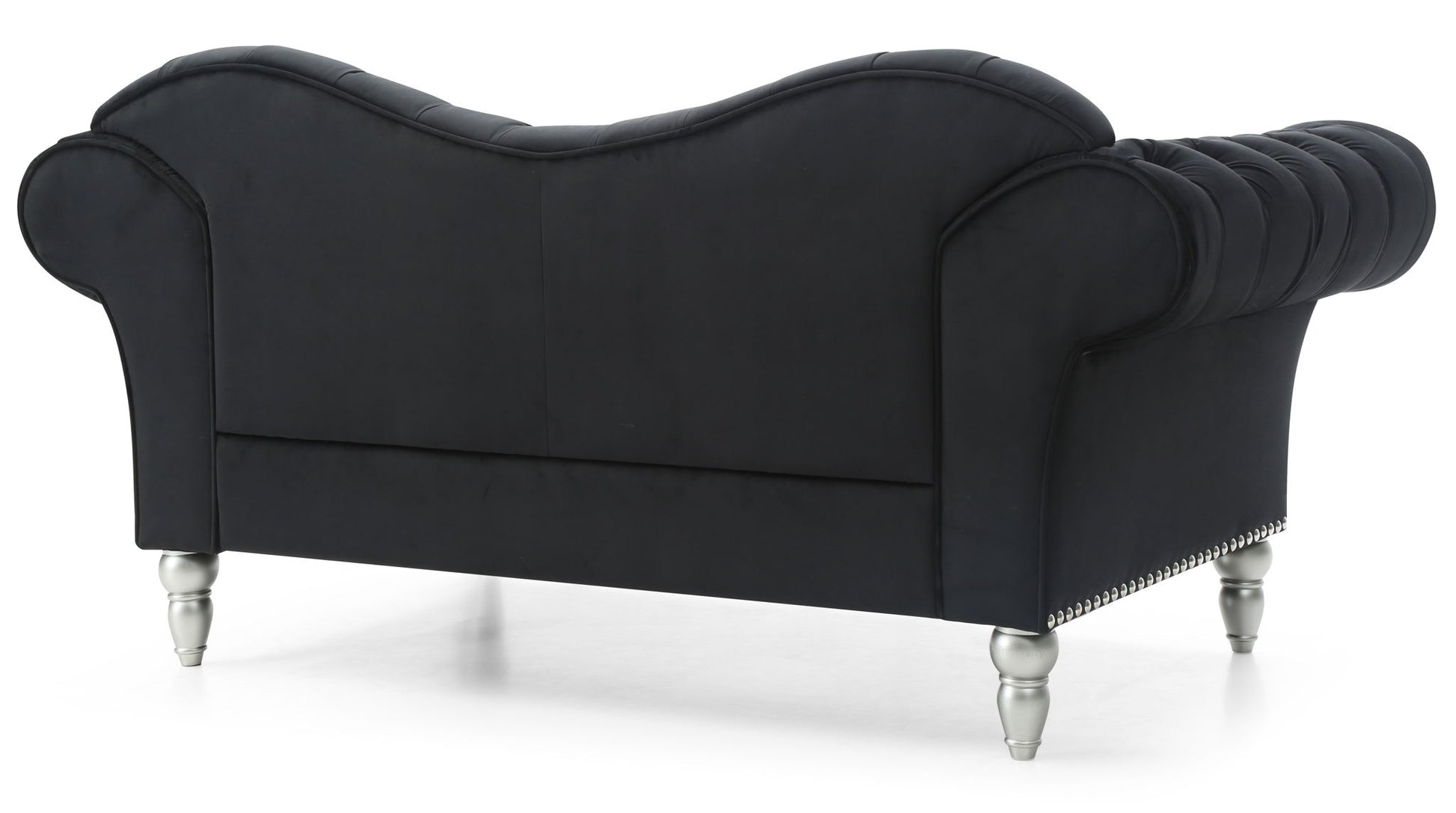 Elegant Round Arm Loveseat