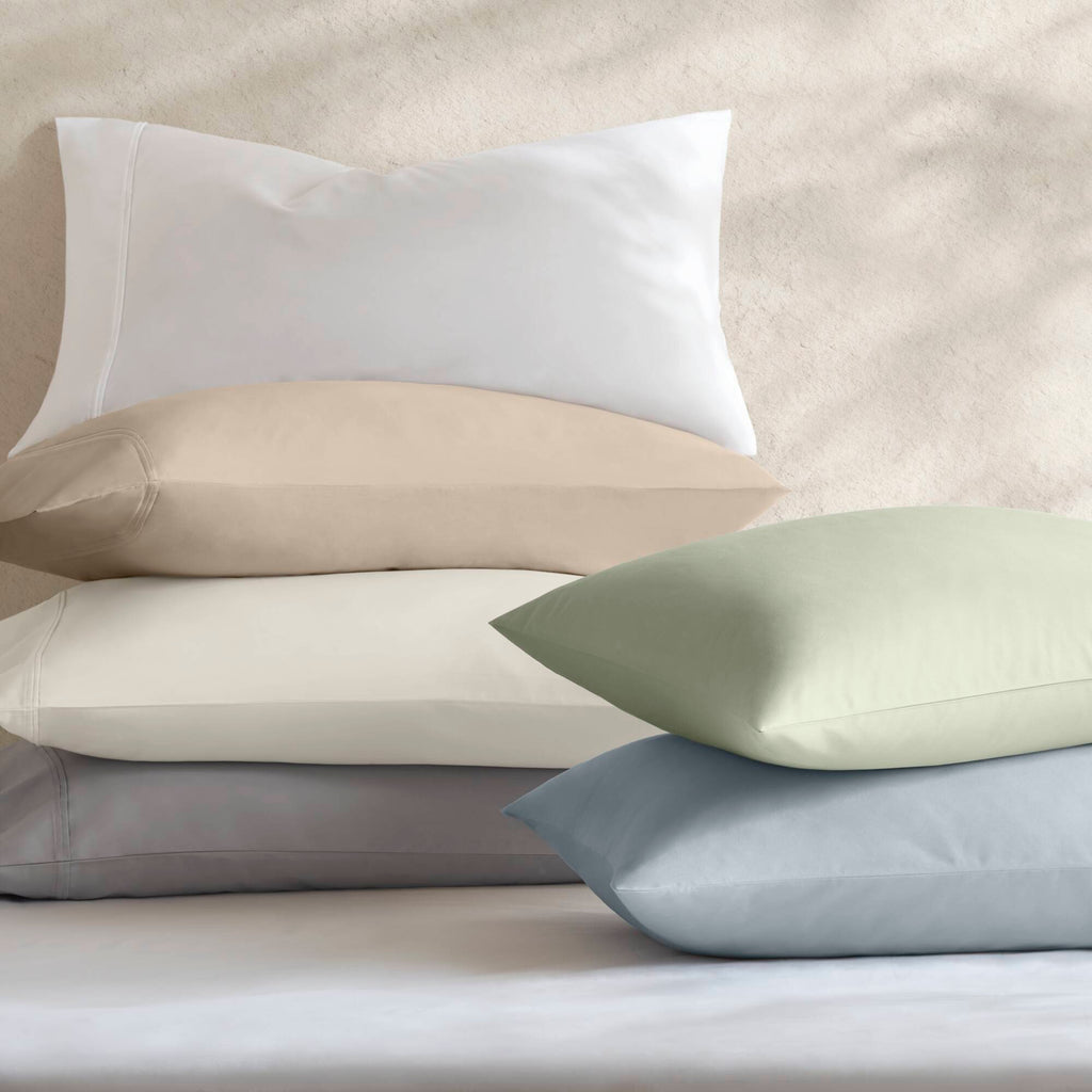 King Sateen Pillowcase Set - Linen